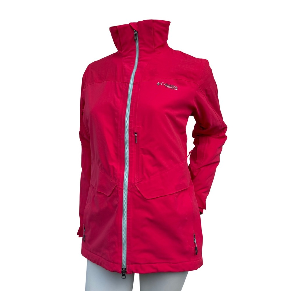 Columbia Titanium Ski Jacket Omni-Heat Tangerine‎ Gorpcore Alpine Winter Sport S